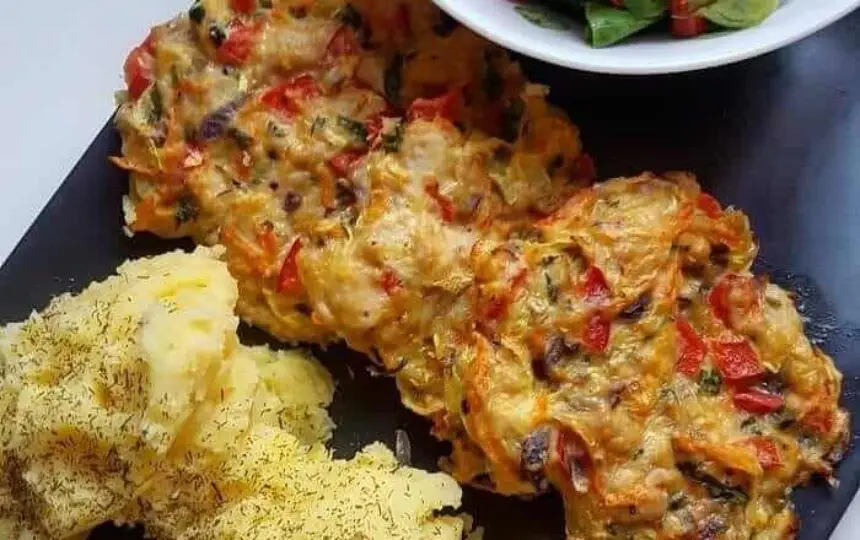 Blogujmy24.pl: Przepis: placki drobiowe z warzywami i serem, Artykuły | Dieta