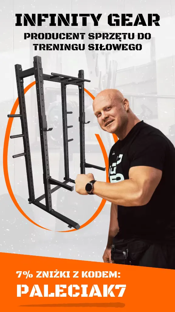 Infinity Gear: rack treningowy do domu i na siłownię.